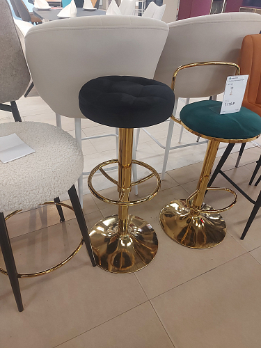 Барный стул Marun black / gold из шоурума 1